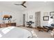Bright bedroom with modern decor, sleek furniture, and neutral tones throughout the room at 803 Courtenay Ne Dr, Atlanta, GA 30306