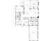 Main level floor plan featuring the kitchen, living room, dining room, office, mud room and garage at 803 Courtenay Ne Dr, Atlanta, GA 30306