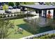 Outdoor amphitheater with a covered stage and seating for performances at 180 Railroad St, Canton, GA 30114