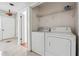 Convenient laundry room with washer and dryer connections at 404 Willow Way, Villa Rica, GA 30180