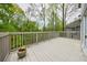 View of spacious deck overlooking wooded backyard at 460 Laurel Chase Ct, Atlanta, GA 30327