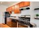 A kitchen shows cabinets, a gas range, stainless steel appliances, and a sink at 733 Frederica Ne St # 12, Atlanta, GA 30306