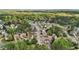 This home has a fantastic aerial view showcasing the community's layout, lush greenery, and desirable neighborhood setting at 740 Trillium Ln, Lilburn, GA 30047