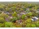 An aerial view of the home with the surrounding landscape at 1643 Wade Ne Ave, Atlanta, GA 30317