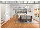 Bright dining room with hardwood floors and view into the kitchen at 1643 Wade Ne Ave, Atlanta, GA 30317