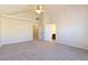 Spacious bedroom featuring vaulted ceilings with en-suite bathroom access at 2930 Smith Ridge Trce, Peachtree Corners, GA 30071