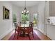Breakfast nook with bay window and table for four at 3835 Paces Ferry Nw Rd, Atlanta, GA 30327