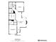 Detailed floor plan showcasing the layout of the home's living spaces and bedrooms at 5638 River Heights Se Xing, Marietta, GA 30067