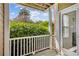 Enjoy lush outdoor views from this private patio at 5638 River Heights Se Xing, Marietta, GA 30067