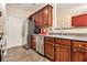 The kitchen is equipped with stainless steel appliances and wood cabinets at 780 Nehemiah Sw Ln # 37, Atlanta, GA 30331