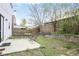 Backyard featuring a patio area with patio furniture, privacy fence, and garden at 350 Marble Springs Rd, Lilburn, GA 30047