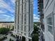 Apartment building shows balconies with views of the city skyline at 195 14Th St # 1005, Atlanta, GA 30309