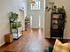 Inviting foyer boasts hardwood floors, soaring ceilings, and a flood of natural light at 2814 Michelle Lee Dr, Dacula, GA 30019