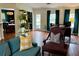 Cozy living room featuring a comfortable sofa and dining area view at 2814 Michelle Lee Dr, Dacula, GA 30019