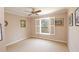 Bedroom with a window with white shutters, carpet flooring, and decorative crown molding at 4495 Glengary Ne Dr, Atlanta, GA 30342