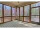 Screened porch with wooded views at 2320 Starr Lake Nw Dr, Acworth, GA 30101