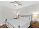 Bedroom featuring neutral colors, ceiling fan and natural light at 2794 Farmstead Se Rd, Smyrna, GA 30080