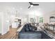 Spacious living area with an open layout to the kitchen and dining space at 7 Hickory Branch, Hiram, GA 30141