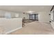 Large entertainment area in basement with tiered seating and a projector at 80 Lanier Rdg, Acworth, GA 30101