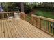 Wooden deck area with outdoor seating overlooking a green yard at 51 Willow Wood Se Cir, Atlanta, GA 30317
