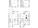 Detailed floor plan showcasing layout of bedrooms, bathrooms, living spaces, and kitchen at 2172 Haventree Ct, Lawrenceville, GA 30043