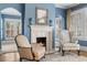 Bright room showcasing a fireplace, mantle, and classic architectural details at 615 Collier Nw Rd, Atlanta, GA 30318