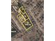 Aerial view of lots outlined in yellow at 1195 Braselton Hwy, Lawrenceville, GA 30043