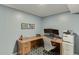 Office with modern L-shaped desk, multiple monitors, and sleek décor at 1195 Braselton Hwy, Lawrenceville, GA 30043