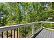 Enjoy the scenery from this balcony, overlooking lush greenery and mature trees at 450 Birkdale Dr, Fayetteville, GA 30215