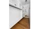 Spacious walk-in closet with custom shelving, rod and hardwood floors at 450 Birkdale Dr, Fayetteville, GA 30215