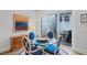 Charming dining nook with hardwood floors, sliding glass doors to patio, and bright light at 756 Stickley Oak Way, Woodstock, GA 30189