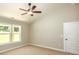 Bedroom with carpet floors, a ceiling fan, and natural light at 482 West Ave, Bowdon, GA 30108