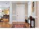 Inviting entryway with hardwood floors, detailed trim, and charming decor, creating a warm welcome at , Atlanta, GA 30305