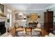 Comfortable living room featuring a fireplace, refined decor, and a wet bar perfect for relaxing at , Atlanta, GA 30305