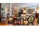 Bright and airy living room featuring stylish seating, hardwood floors, and sophisticated decor at , Atlanta, GA 30305