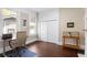 Bright office features hardwood floors, a closet, and a large window that lets in natural light at 1514 Rogers Sw Ave, Atlanta, GA 30310