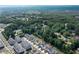 A beautiful aerial view showcasing the community's proximity to Downtown Woodstock, less than a mile away at 319 Riverton Way, Woodstock, GA 30188