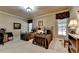 Cozy bedroom with two twin beds, neutral walls, and carpeted floors at 2510 Bent Creek Way, Cumming, GA 30041