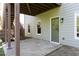 Exterior view of the home's rear patio and backyard access, with a stairway at 55 Maple Leaf Ct, Dallas, GA 30157