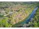 Lush wooded area with river views next to the community, providing a serene natural escape at 5808 Deer Crossing Dr, Sugar Hill, GA 30518
