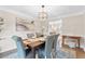 Formal dining room featuring seating for six and sophisticated decor at 2051 Candlewood Ne Ct, Marietta, GA 30066