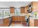 Updated kitchen with stainless steel appliances and plenty of counter space at 2051 Candlewood Ne Ct, Marietta, GA 30066