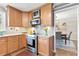 Modern kitchen with stainless steel appliances and wooden cabinets at 2051 Candlewood Ne Ct, Marietta, GA 30066