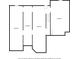 Floor plan of the basement with multiple rooms, stairs and entry at 4015 Brookhollow Dr, Douglasville, GA 30135