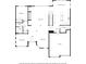 Floor plan of first level featuring foyer, living and dining areas, and kitchen at 4015 Brookhollow Dr, Douglasville, GA 30135
