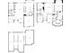 Floor plan showcasing the layout of the basement, first and second floors at 4015 Brookhollow Dr, Douglasville, GA 30135