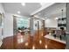 Inviting space with hardwood floors, tall ceilings, custom molding and trim, many windows at 4015 Brookhollow Dr, Douglasville, GA 30135
