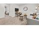 Cozy living room space featuring carpet and modern furnishings at 4958 Jatoba Rd, Acworth, GA 30101