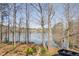 Beautiful lake view lot with mature trees and a short walk to the water's edge at 2674 Hosanna Dr, Powder Springs, GA 30127