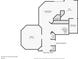 Basement floor plan with Gathering room, bar, office, and fireplace at 80 Seville Chase, Atlanta, GA 30328